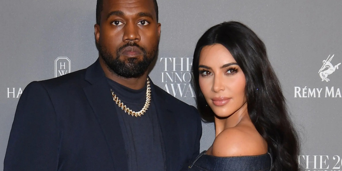 Kanye West and Kim Kardashian