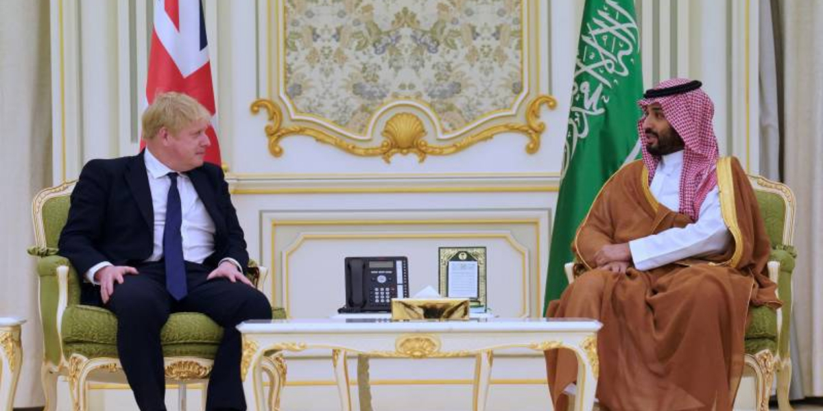 British PM meets Saudi crown prince as Ukraine war roils oil prices