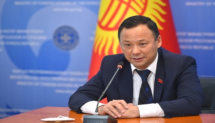 Kyrgyz FM Ruslan Kazakbaev
