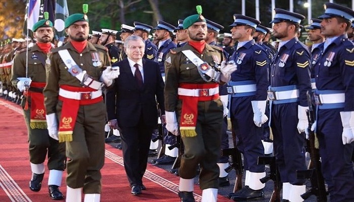 Uzbek President Shavkat Mirziyoyev