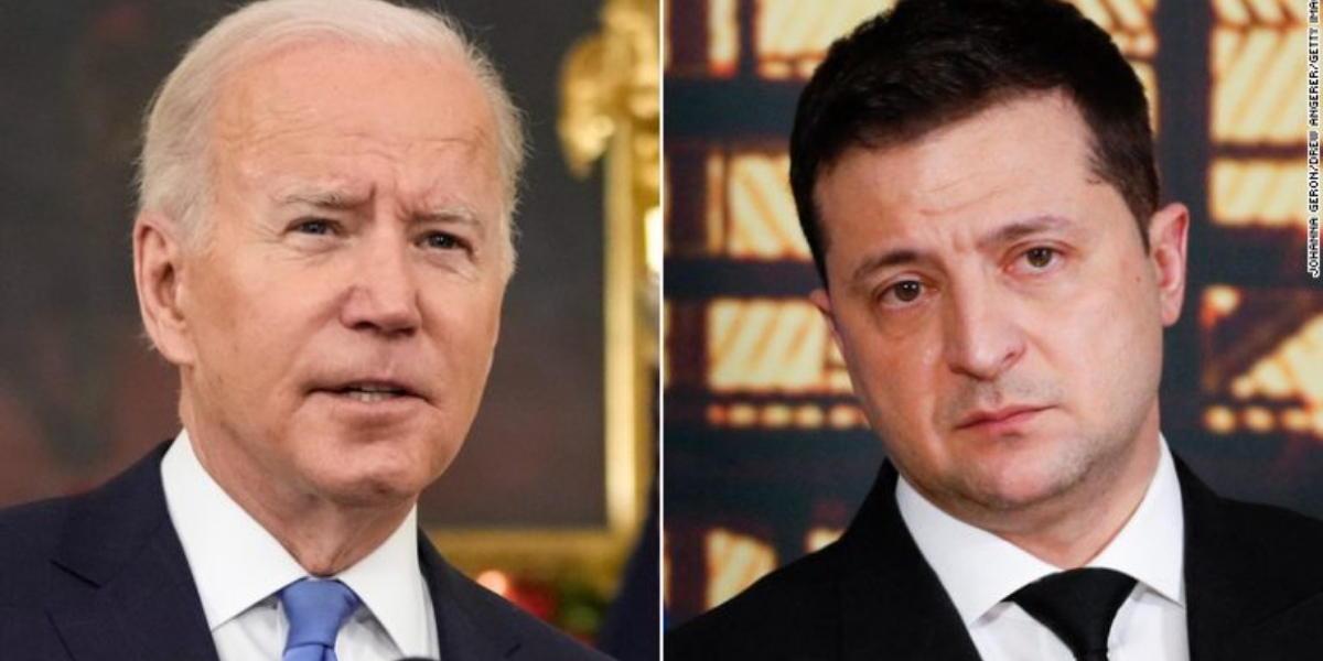 Ukraine's Zelenskiy and Biden spoke about defensive aid and sanctions