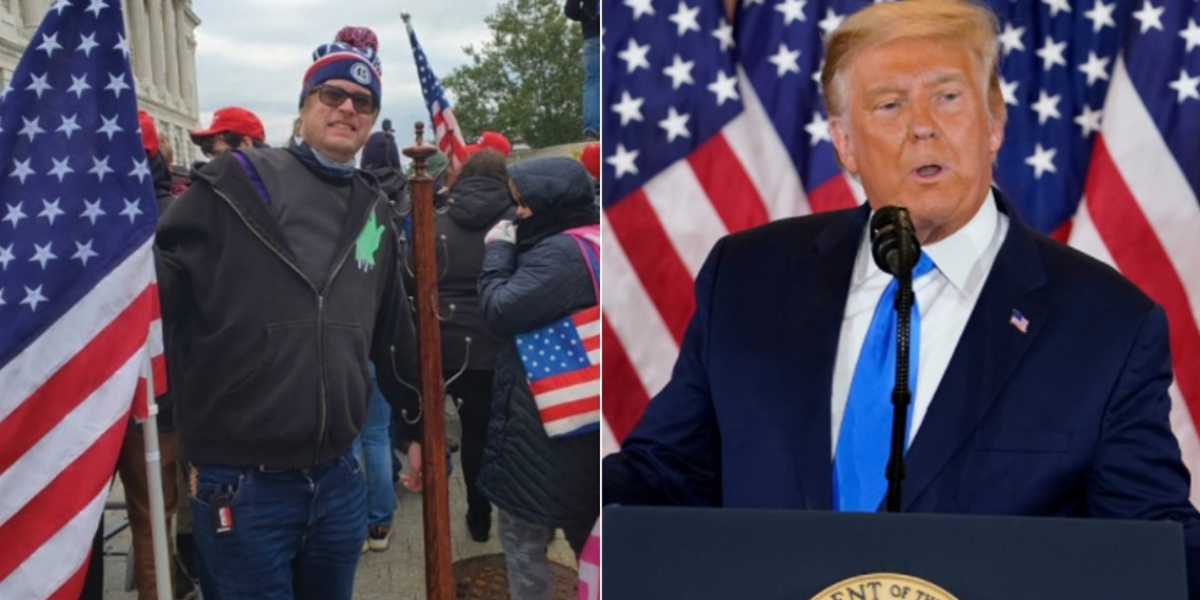 United States Capitol rioter feels guilty who said he was acting on Trump's orders