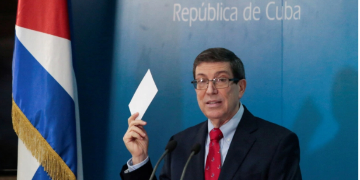 Cuba's Foreign Minister Bruno Rodriguez