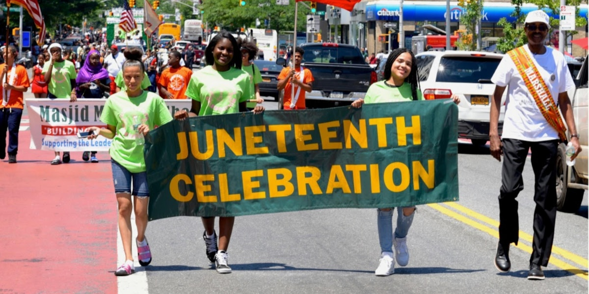 Juneteenth parde in Harlem