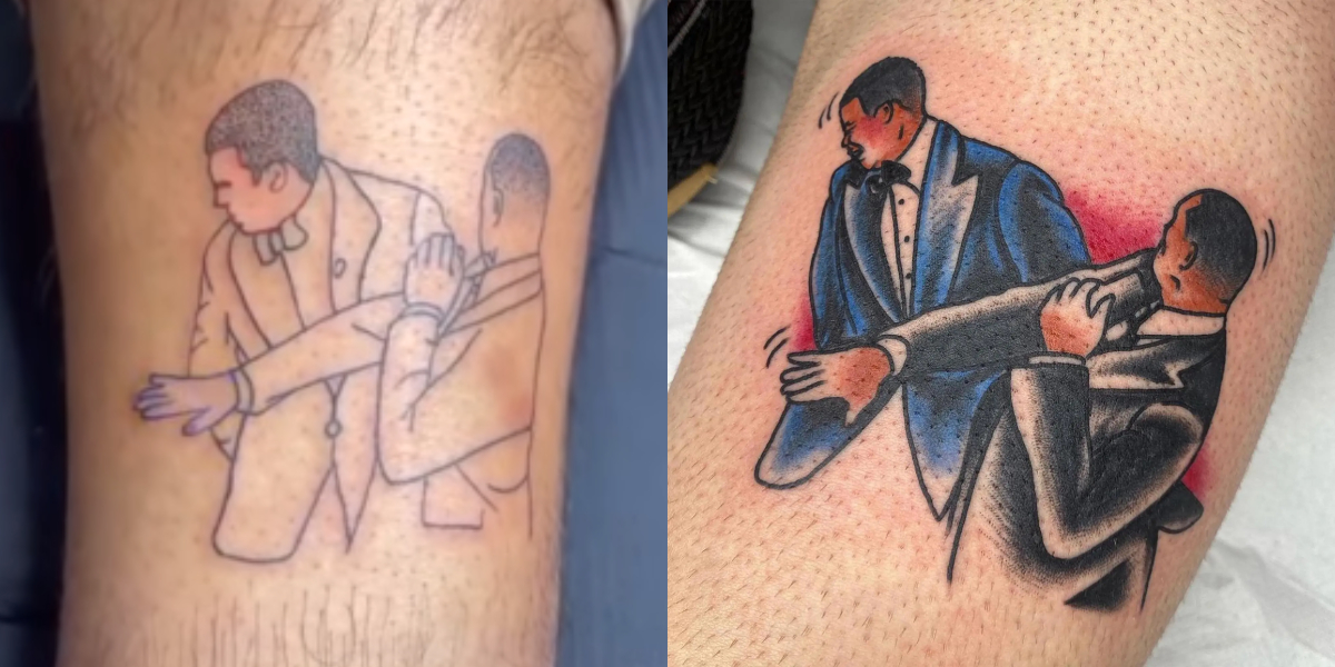 tattoos of Will Smith & Chris Rock