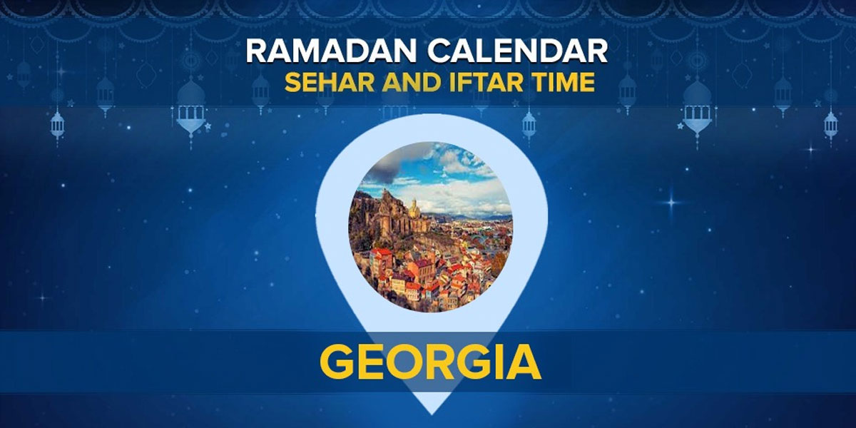 Georgia ramadan Calendar