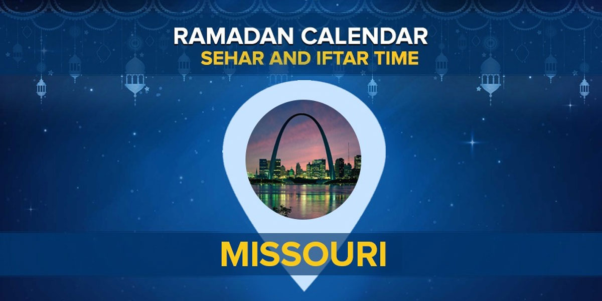 Missouri Ramadan Calendar 2022