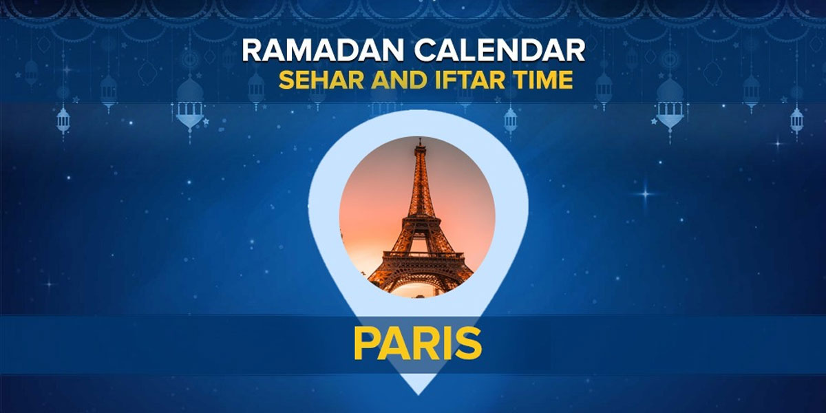 Paris Ramadan Calendar 2022
