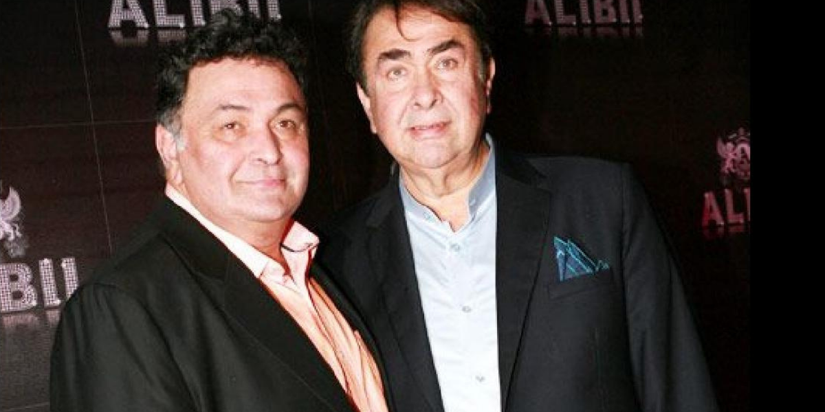 Randhir Kapoor and Rishi Kapoor