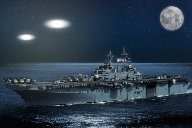 US warship