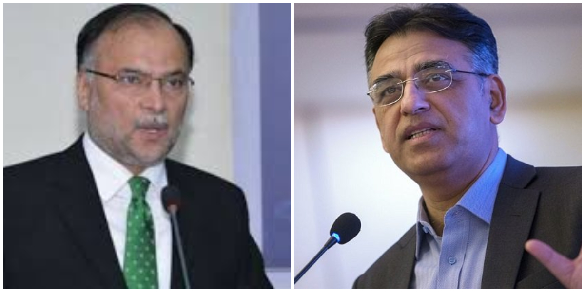 Ahsan Iqbal sets new precedent by inviting Asad Umar for farewell meeting
