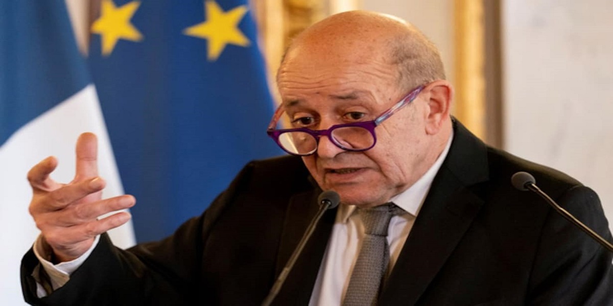France's top diplomat, Jean-Yves Le Drian