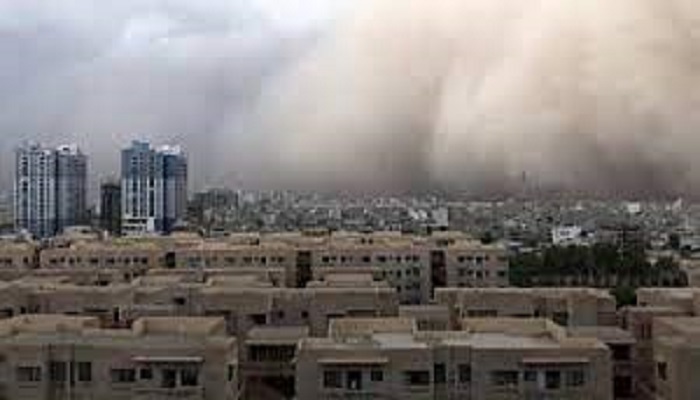 Dust-thunderstorm-rain in Pakistan