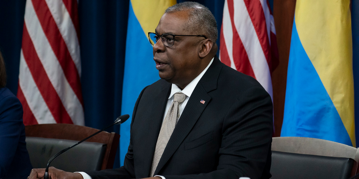 More than 40 countries participate in a virtual meeting on Ukraine hosted by the Pentagon
