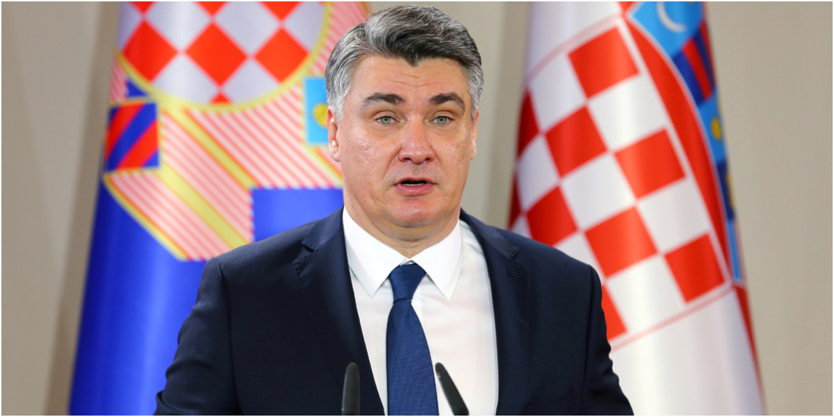 Croatian President Zoran Milanovic