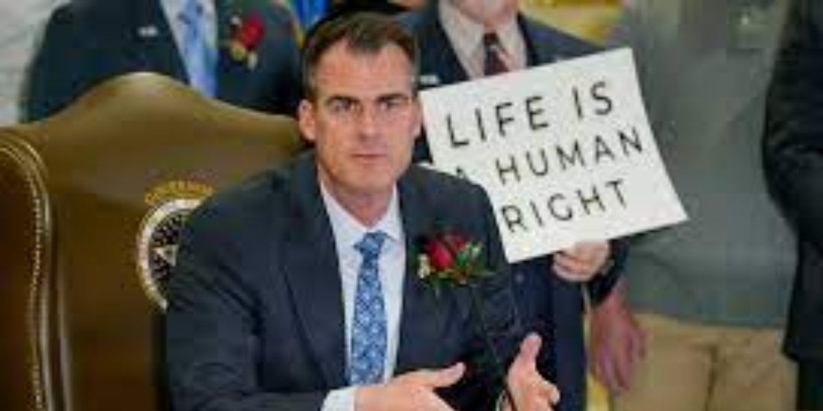 Oklahoma's governor passes the nation's strongest abortion ban into law