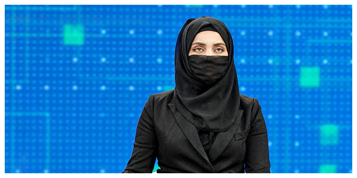 Afghan Female TV reporters