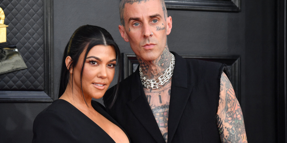 Kourtney Kardashian and Travis Barker