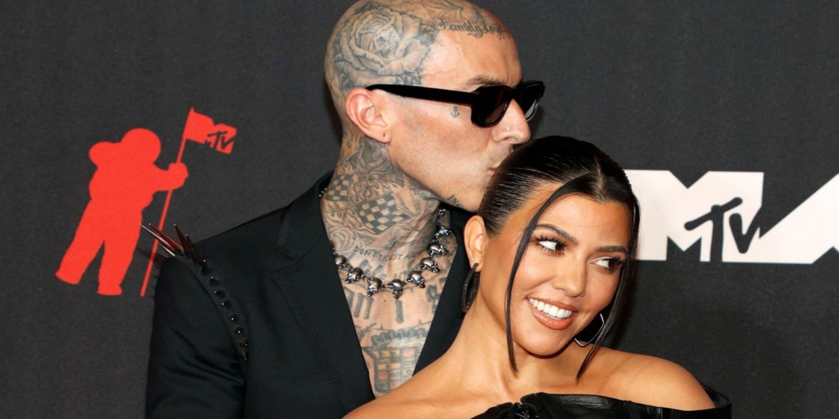 Kourtney Kardashian and Travis Barker
