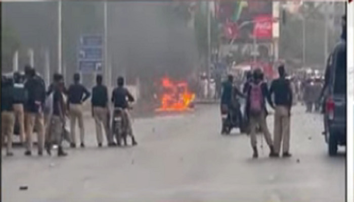 PTI Karachi protest