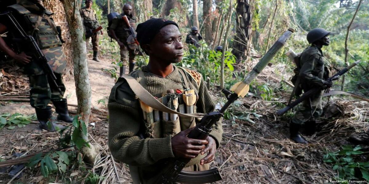 In eastern DR Congo