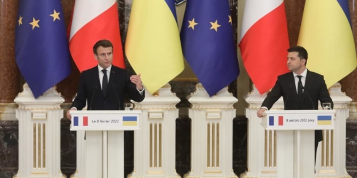 Zelensky and Macron