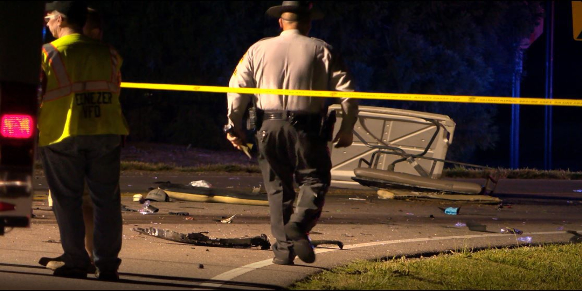 Motorist struck his golf cart