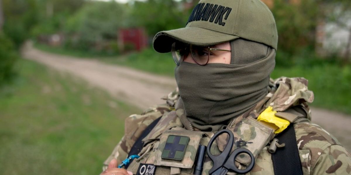 Ukrainian paramedic