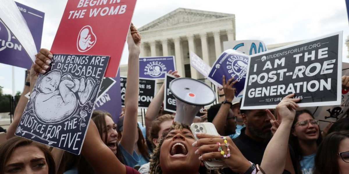 Protesters at the US