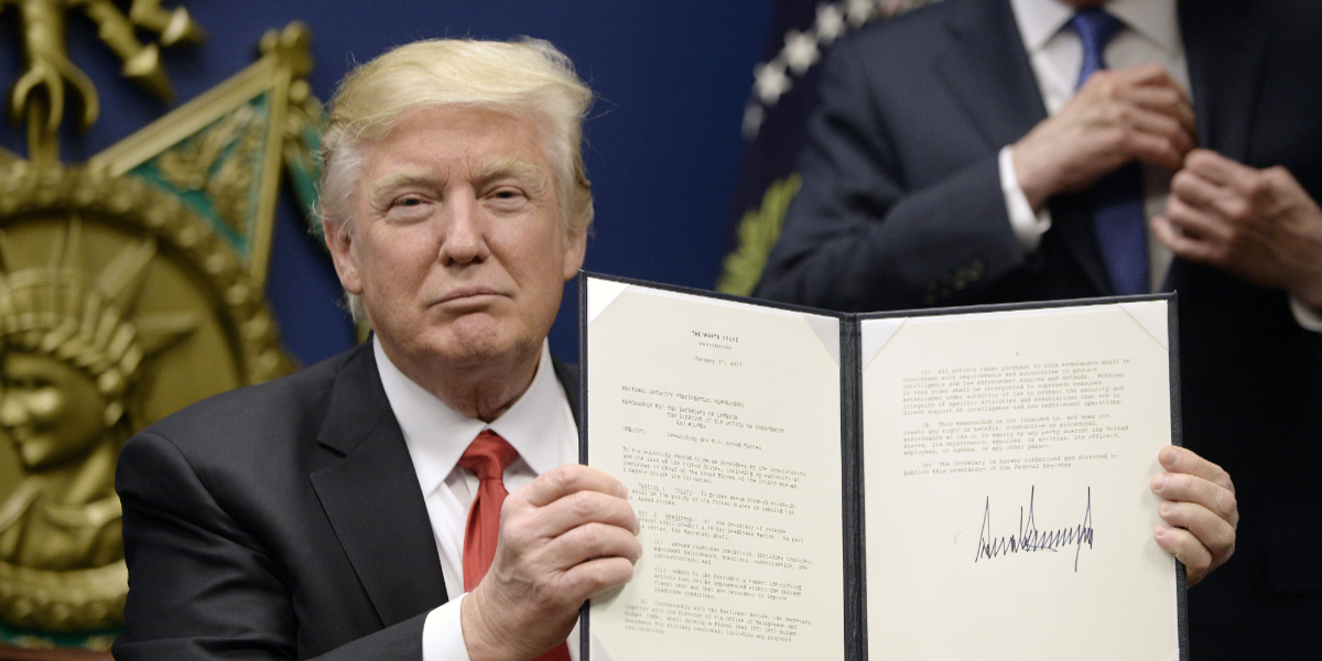 Trump intended