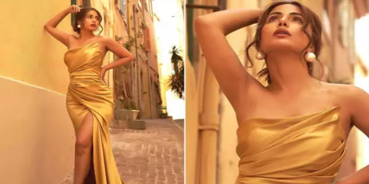 Hina Khan walking the streets of Cannes in stunning look