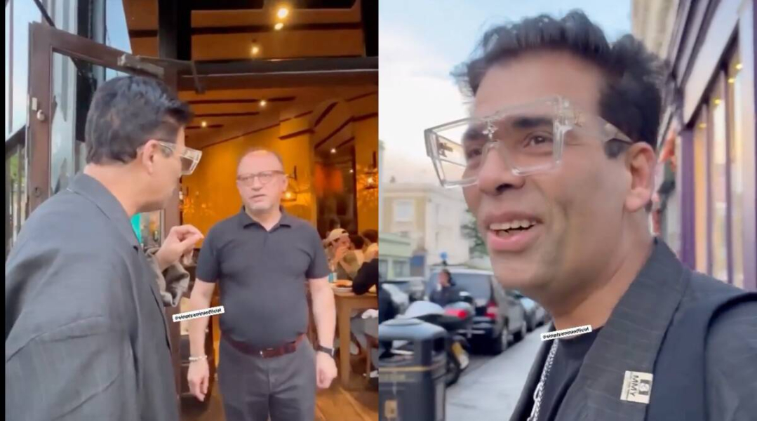 London: Karan Johar and Sara Ali Khan were refused seating at a restaurant