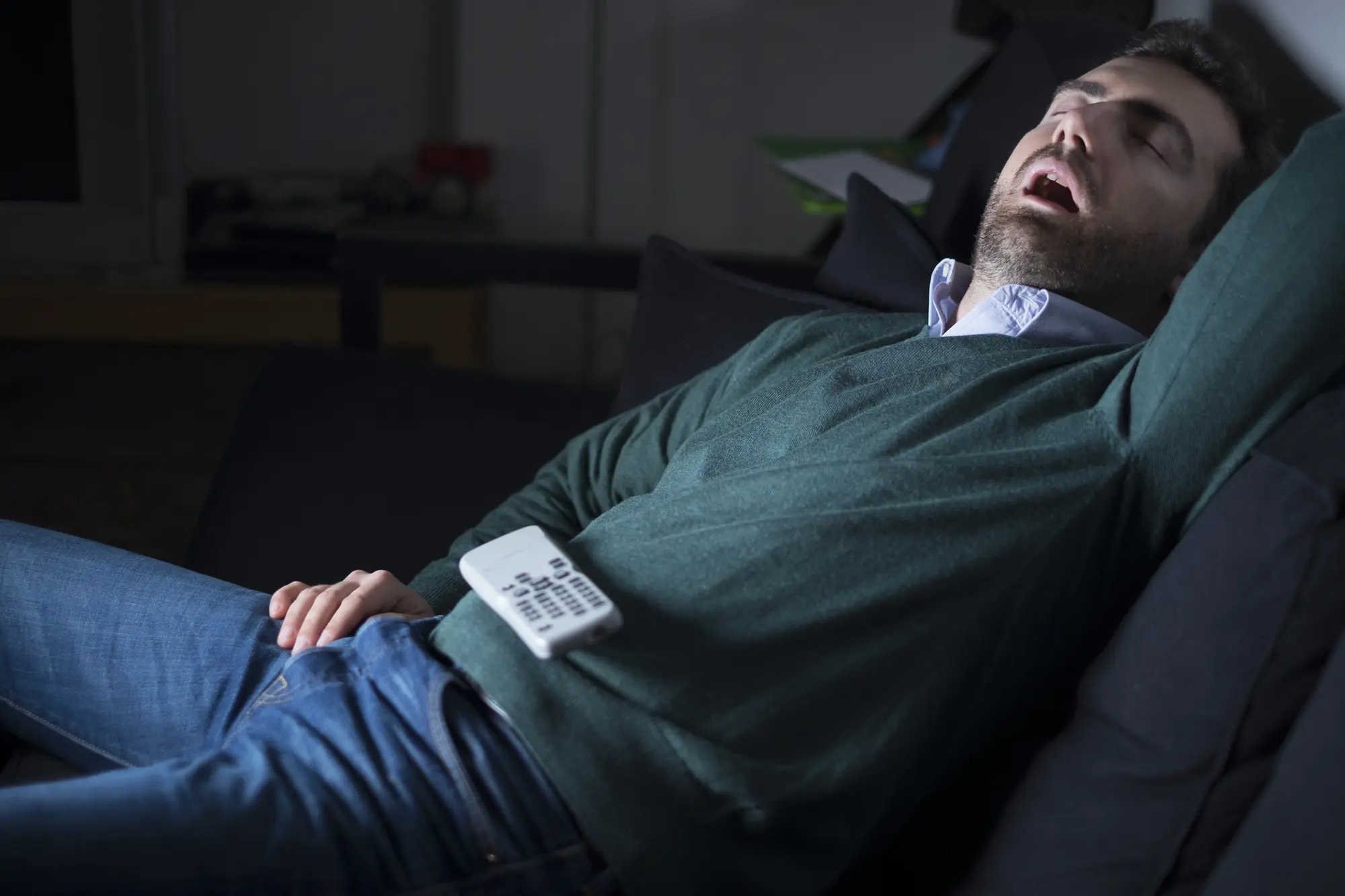 falling asleep tv on