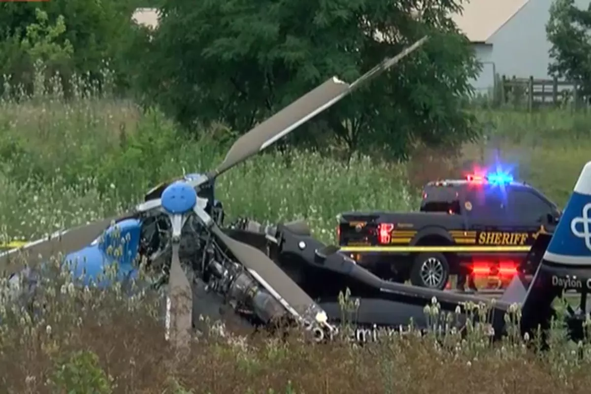 Medical helicopter crashes