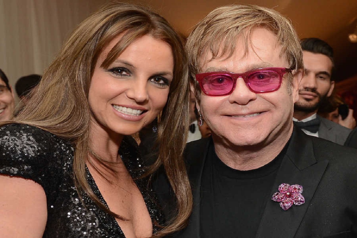 Britney Spears and Sir Elton John