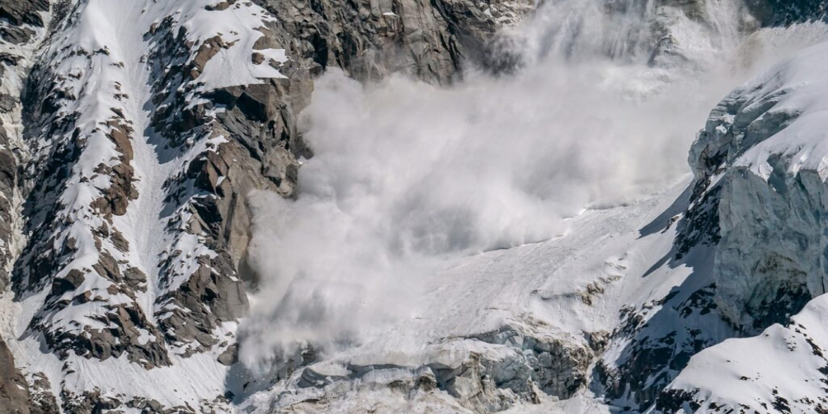 Ice avalanche
