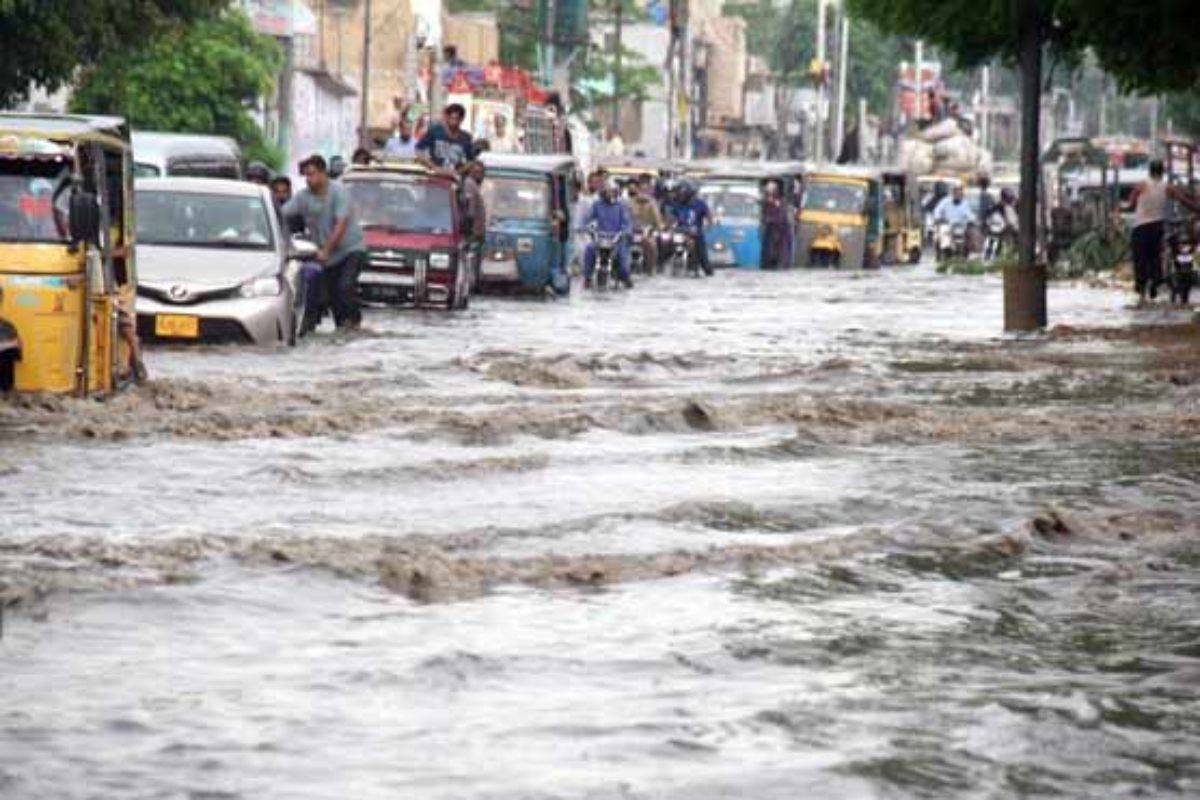 Karachi rain system