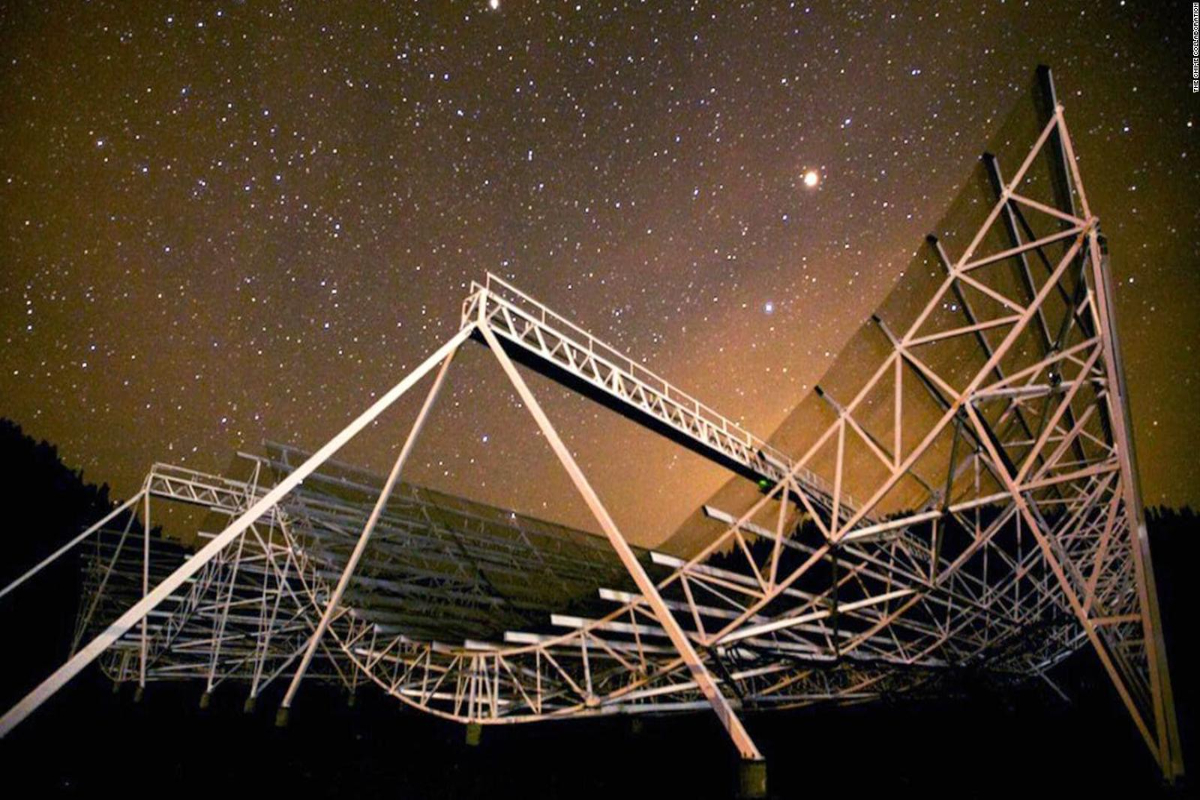Mysterious radio burst