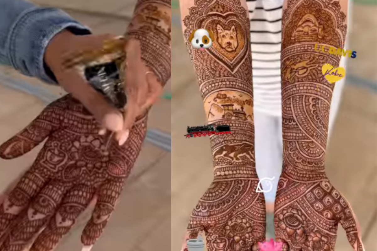bride mehendi
