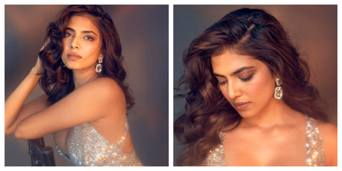 Malavika Mohanan slays in sequined silver mini dress with sheer neckline