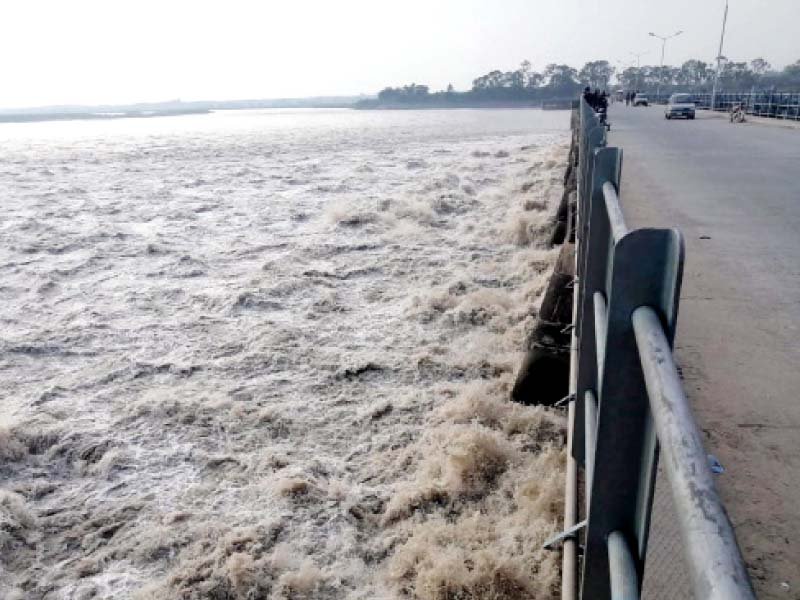 Flood situation in Chenab