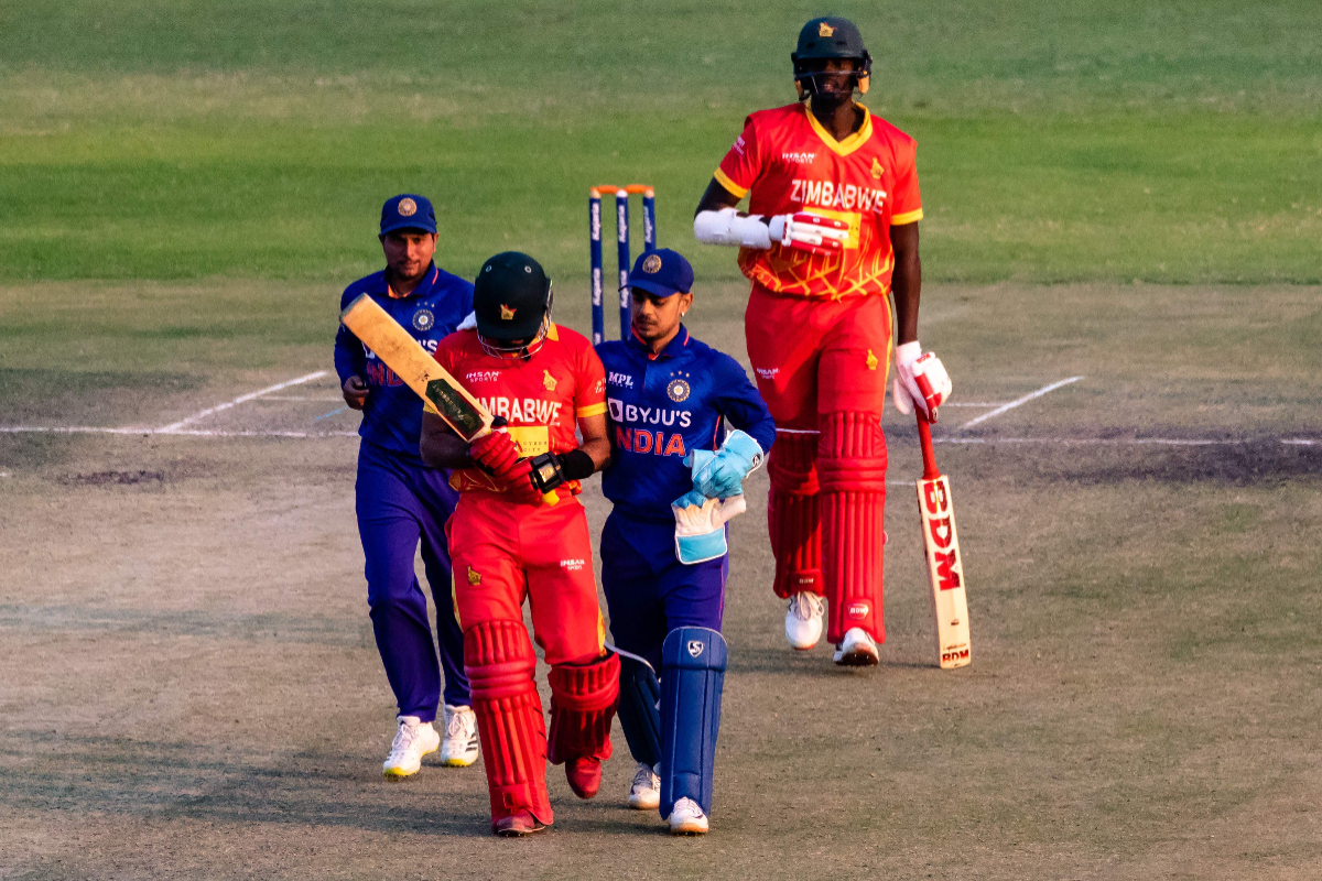 India thrashed Zimbabwe