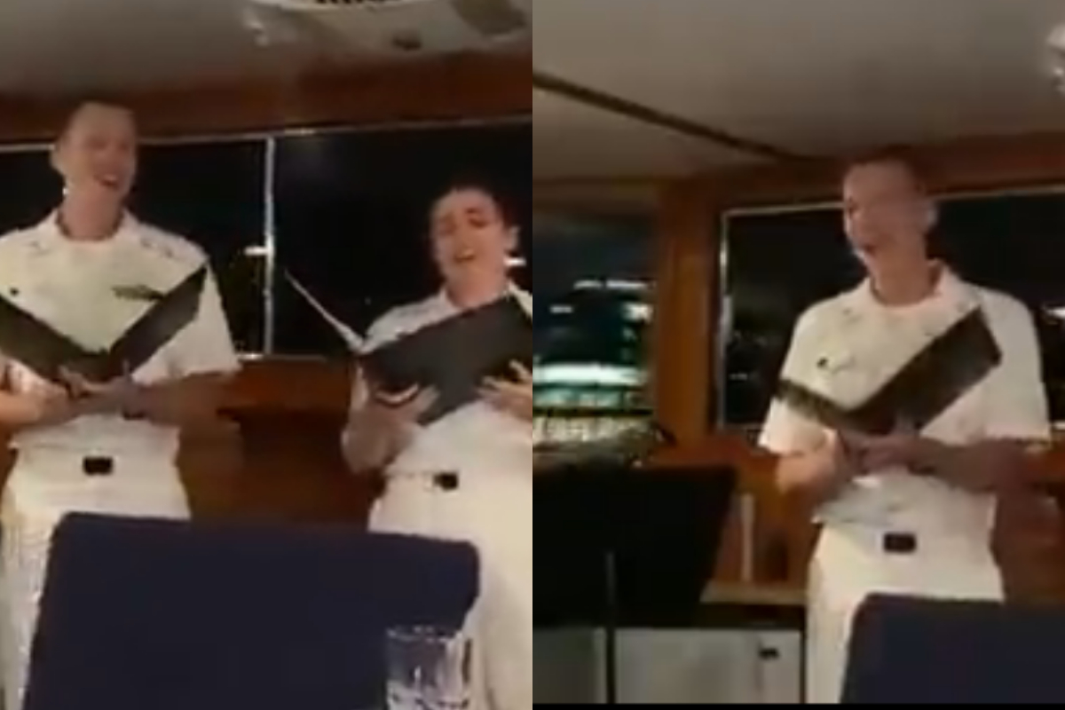 US Navy officers
