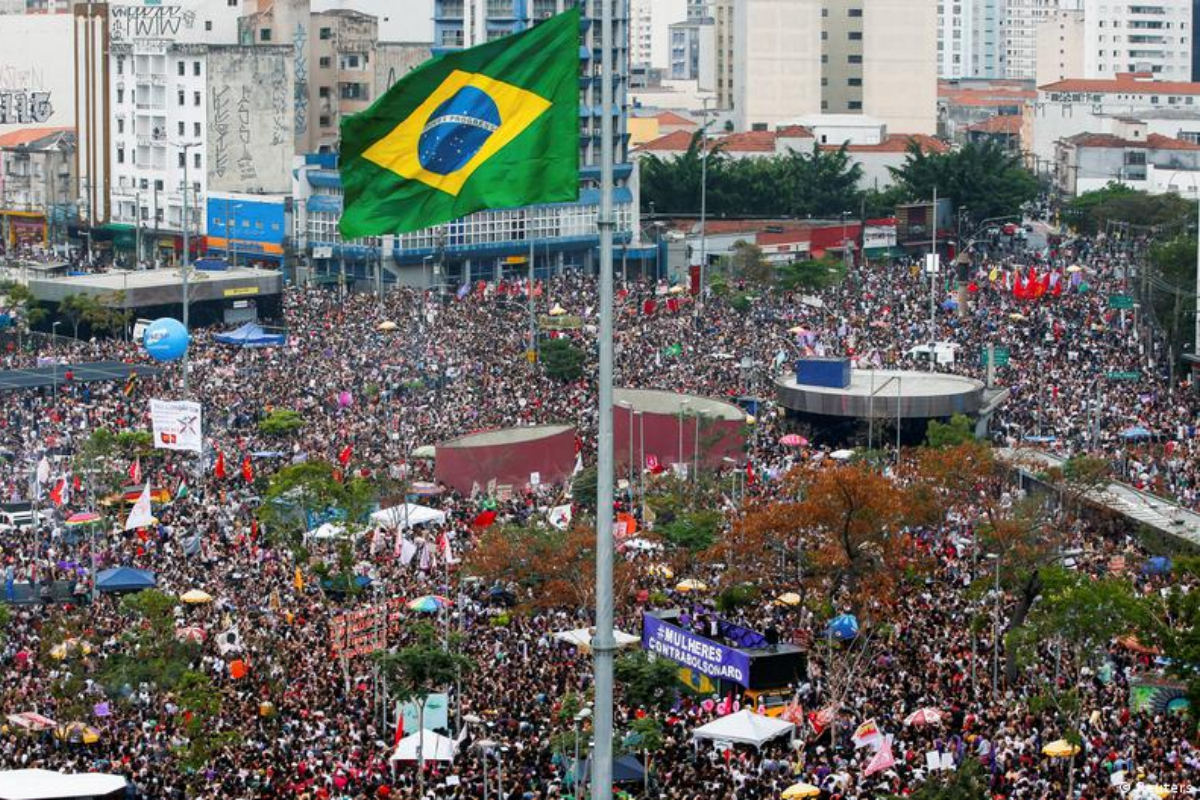 Brazilians protest