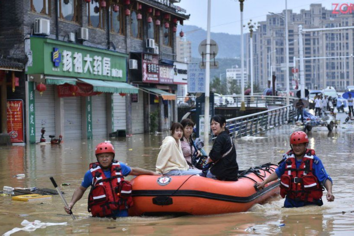 China flash flood