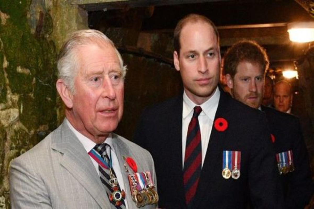 Princes Charles and William