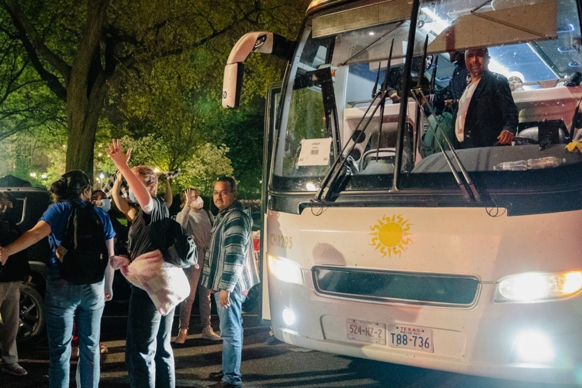 migrant buses
