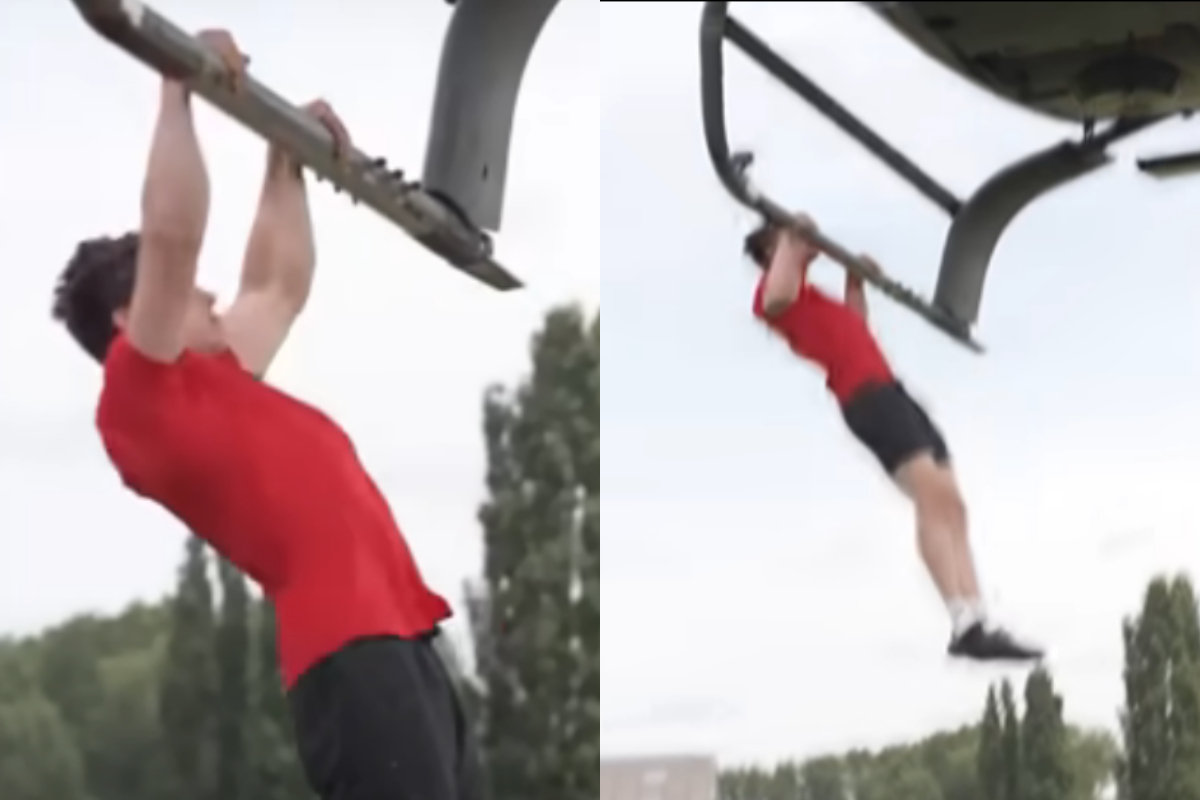 helicopter pull-ups