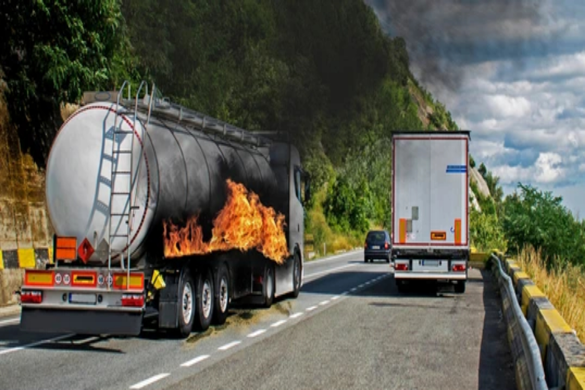 libya truck fire