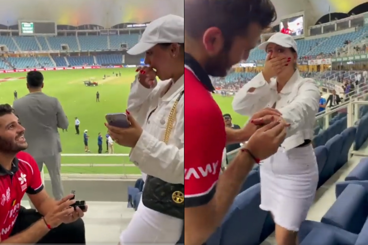 Kinchit Shah proposed his girlfriend